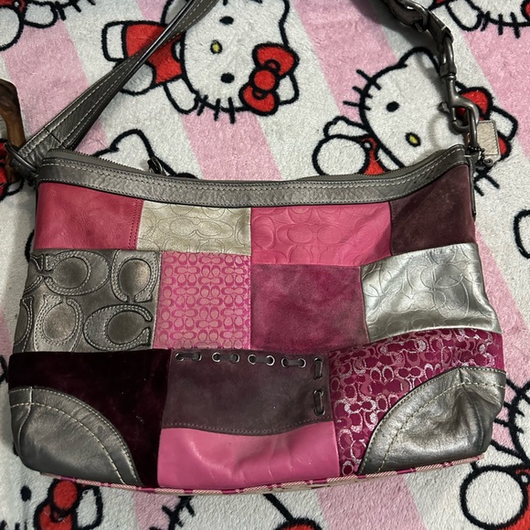 VTG Coach Patchwork Purse - Picture 6 of 9